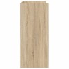 Dj asztal sonoma tölgy 102 x 45 x 102 cm szerelt fa