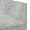 Dj asztal betonszürke 102 x 45 x 102 cm szerelt fa