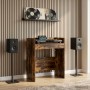Dj asztal füstös tölgy 102 x 45 x 102 cm szerelt fa