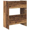 Dj asztal antik fa 102 x 45 x 102 cm szerelt fa