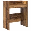 Dj asztal antik fa 102 x 45 x 102 cm szerelt fa