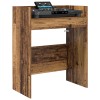 Dj asztal antik fa 102 x 45 x 102 cm szerelt fa