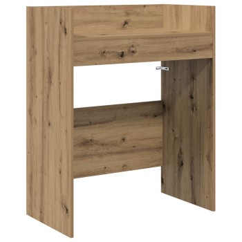 Dj asztal kézműves tölgy 102 x 45 x 102 cm szerelt fa