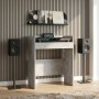 Dj asztal betonszürke 82 x 45 x 102 cm szerelt fa
