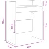 Dj asztal betonszürke 82 x 45 x 102 cm szerelt fa