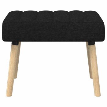 Csatorna-parnás pad fekete 60 x 40 x 45 cm szövet