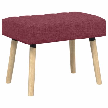 Csatorna-parnás pad bordó 60 x 40 x 45 cm szövet