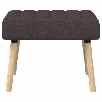 Csatorna-parnás pad sötét barna 60 x 40 x 45 cm szövet
