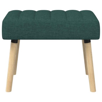 Csatorna-parnás pad sötétzöld 60 x 40 x 45 cm szövet