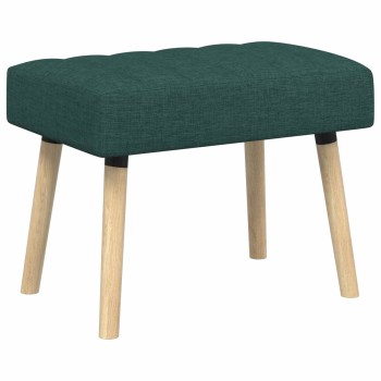 Csatorna-parnás pad sötétzöld 60 x 40 x 45 cm szövet