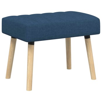 Csatorna-parnás pad kék 60 x 40 x 45 cm szövet