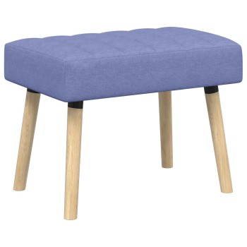 Csatorna-parnás pad farmerkék 60 x 40 x 45 cm szövet
