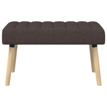 Csatorna-parnás pad sötét barna 80 x 40 x 46 cm szövet