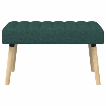 Csatorna-parnás pad sötétzöld 80 x 40 x 46 cm szövet