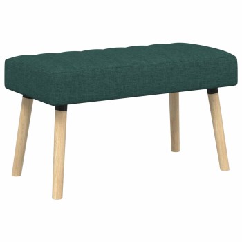 Csatorna-parnás pad sötétzöld 80 x 40 x 46 cm szövet