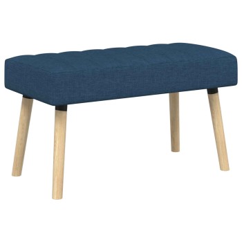 Csatorna-parnás pad kék 80 x 40 x 46 cm szövet