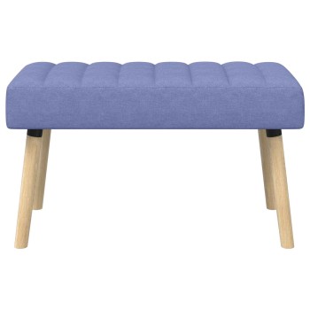Csatorna-parnás pad farmerkék 80 x 40 x 46 cm szövet