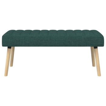 Csatorna-parnás pad sötétzöld 110 x 40 x 46 cm szövet