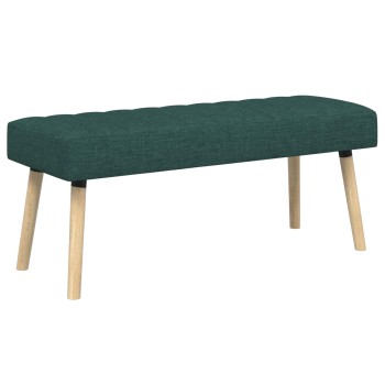 Csatorna-parnás pad sötétzöld 110 x 40 x 46 cm szövet