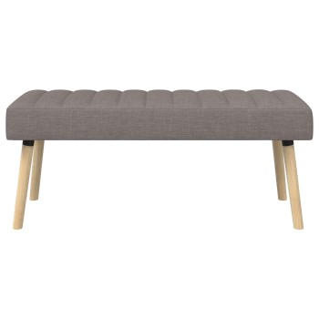 Csatorna-parnás pad tópszínű 110 x 40 x 46 cm szövet