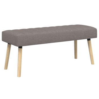 Csatorna-parnás pad tópszínű 110 x 40 x 46 cm szövet