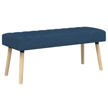 Csatorna-parnás pad kék 110 x 40 x 46 cm szövet