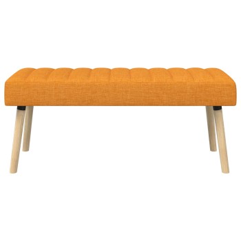 Csatorna-parnás pad sötét sárga 110 x 40 x 46 cm szövet
