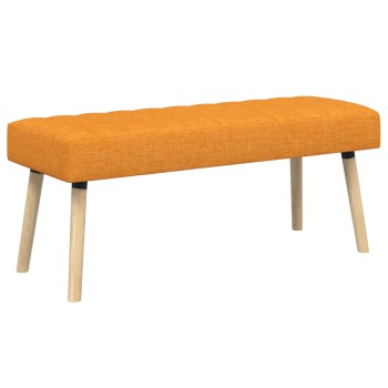 Csatorna-parnás pad sötét sárga 110 x 40 x 46 cm szövet