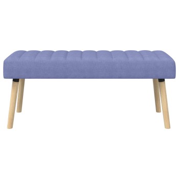 Csatorna-parnás pad farmerkék 110 x 40 x 46 cm szövet