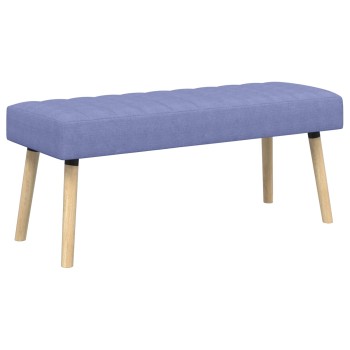 Csatorna-parnás pad farmerkék 110 x 40 x 46 cm szövet