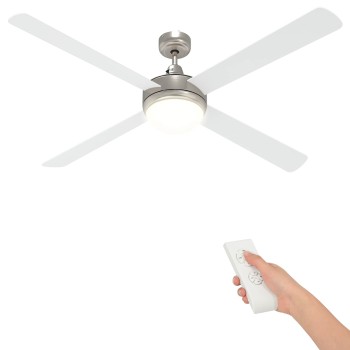 Fényventilátor távirányítóval ø 130 cm fehér