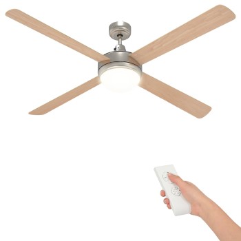 Fényventilátor távirányítóval ø 130 cm sonoma