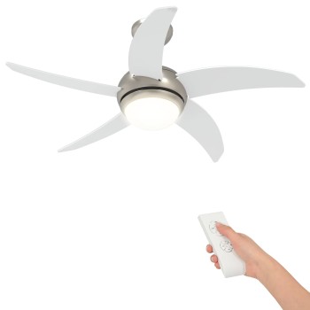 Fényventilátor távirányítóval ø 110 cm fehér