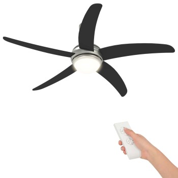 Fényventilátor távirányítóval ø 130 cm fekete