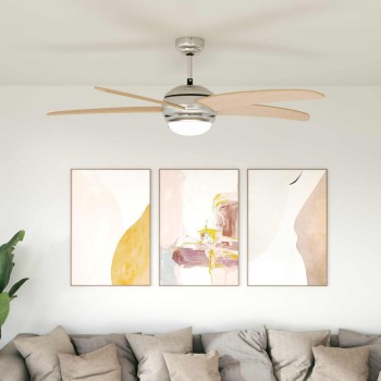 Mennyezeti ventilátor lámpával ø 130 cm sonoma