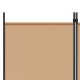 5-paneles szoba elválasztó bézs 250 x 180 cm szövet