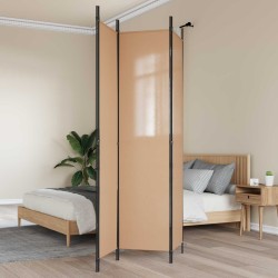 3-panelos válaszfal bézs 150 x 220 cm szövet