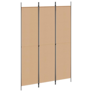 3-panelos válaszfal bézs 150 x 220 cm szövet