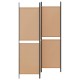 4-paneles szoba elválasztó bézs 200 x 180 cm szövet