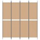 4 paneles szobafal bézs 200 x 220 cm szövet