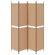 4 paneles szobafal bézs 200 x 220 cm szövet