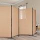 5-paneles szoba elválasztó bézs 433 x 180 cm szövet