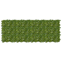 Erkély képernyő levelekkel zöld és sárga 200 x 75 cm