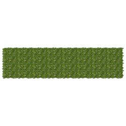 Erkély képernyő levelekkel zöld és sárga 400 x 100 cm