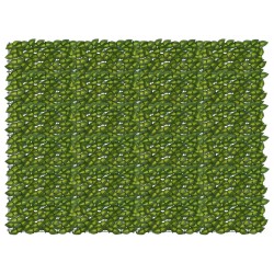 Erkély képernyő levelekkel zöld és sárga 200 x 150 cm