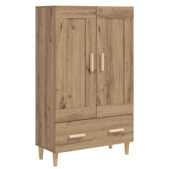 Magasfiú kézműves tölgy 70 x 31 x 115 cm szerelt fa
