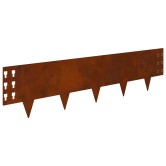 Fűszegélyezés 30 pcs 100 x 25 cm acél rozsdás Fűszegélyezés 30 pcs 100 x 25 cm acél rozsdás