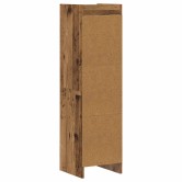 Könyvszekrény antik fa 30 x 30 x 111 cm szerelt fa Könyvszekrény antik fa 30 x 30 x 111 cm szerelt fa