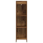 Könyvszekrény antik fa 30 x 30 x 111 cm szerelt fa Könyvszekrény antik fa 30 x 30 x 111 cm szerelt fa