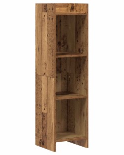Könyvszekrény antik fa 30 x 30 x 111 cm szerelt fa